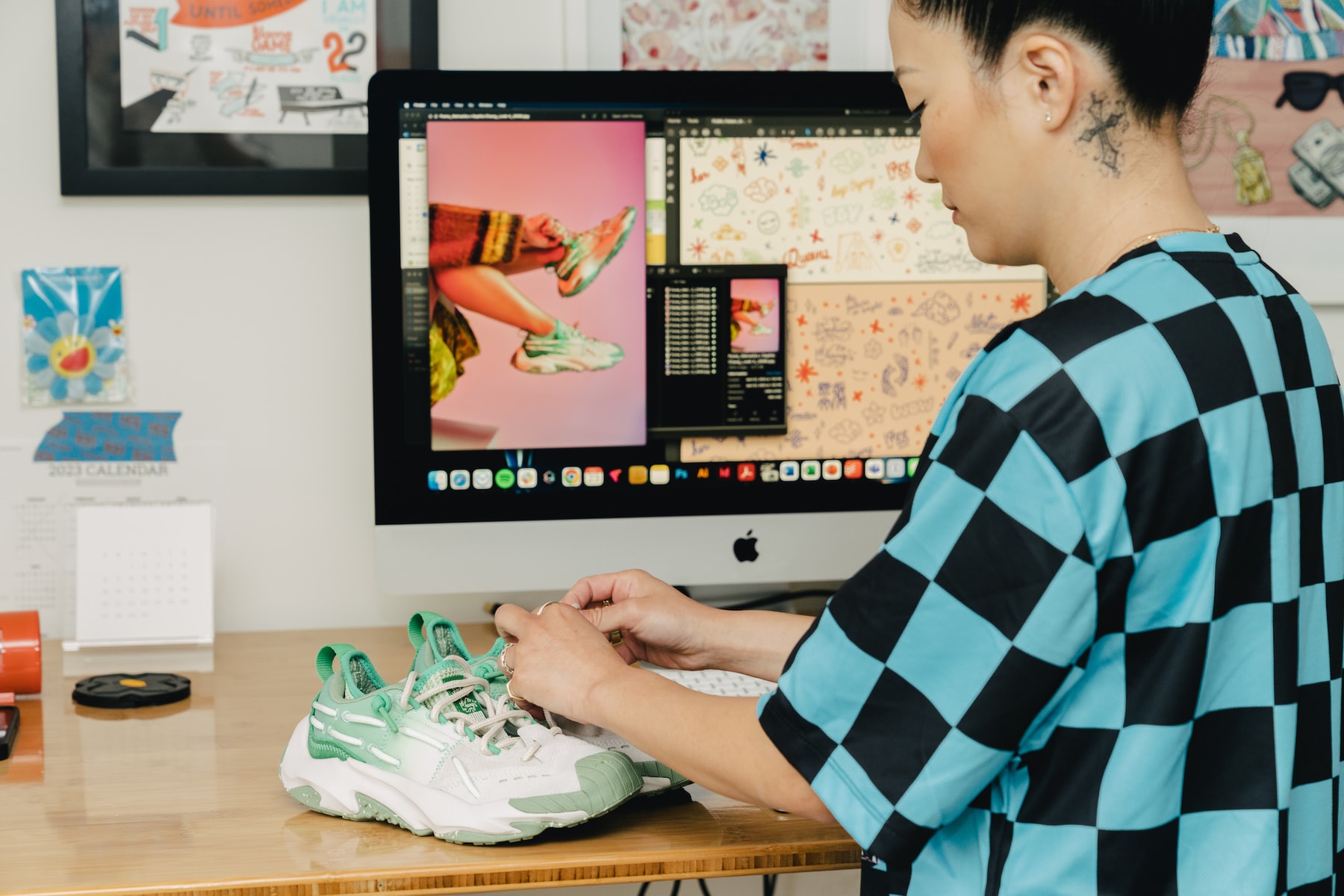 Hypeart visits sophia chang puma sneaker design illustration art