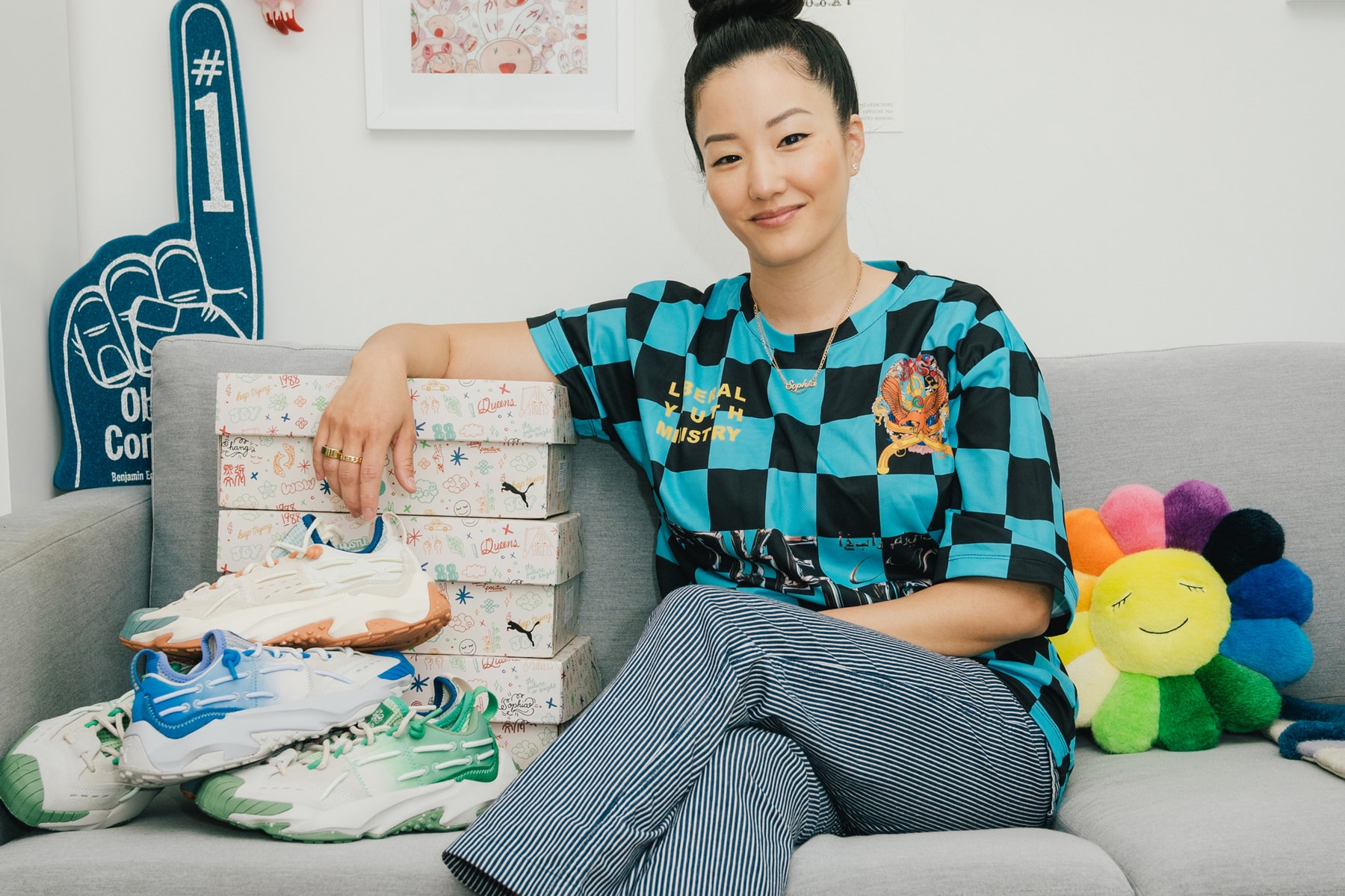 Hypeart visits sophia chang puma sneaker design illustration art