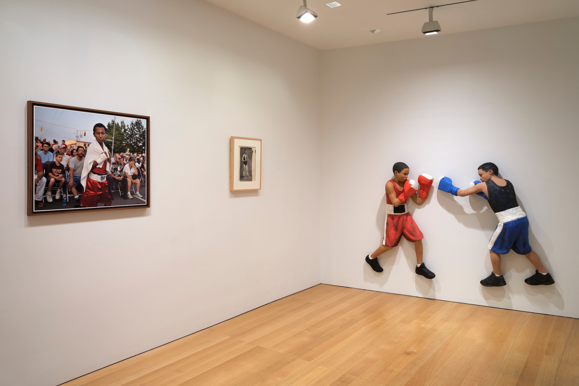 flag art foundation artists art exhibition Strike Fast, Dance Lightly: Artists on Boxing
