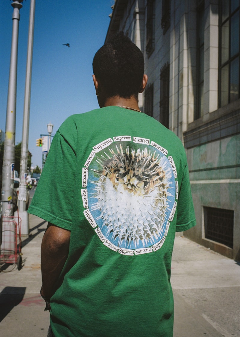 supreme 9 lives tee