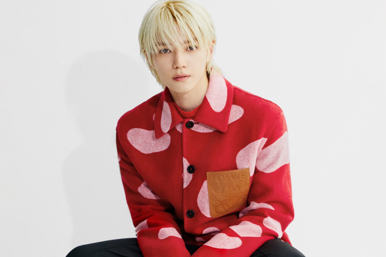taeyong joins loewe as global brand ambassador kpop music star singer fashion week paris