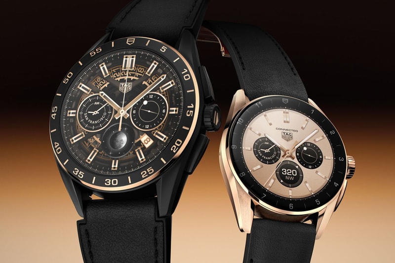 TAG Heuer Connected E4 Calibre 42mm Golden Bright Edition 45 mm Bright Black Edition Release Info