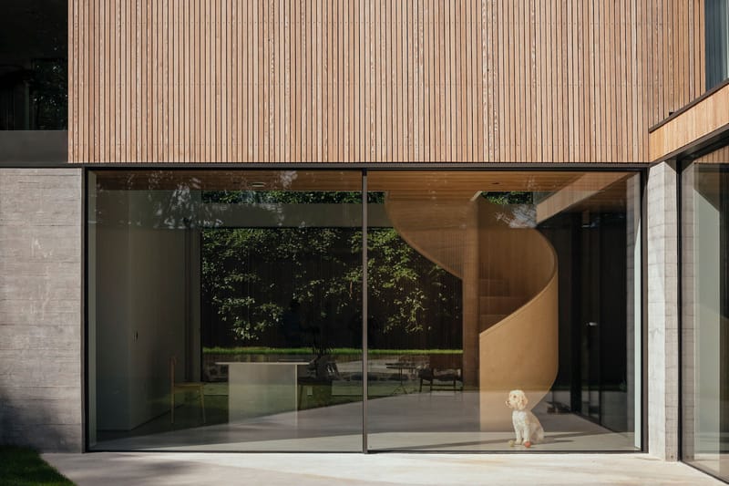 This Rural Scottish Home Features a Sculptural Wooden Staircase