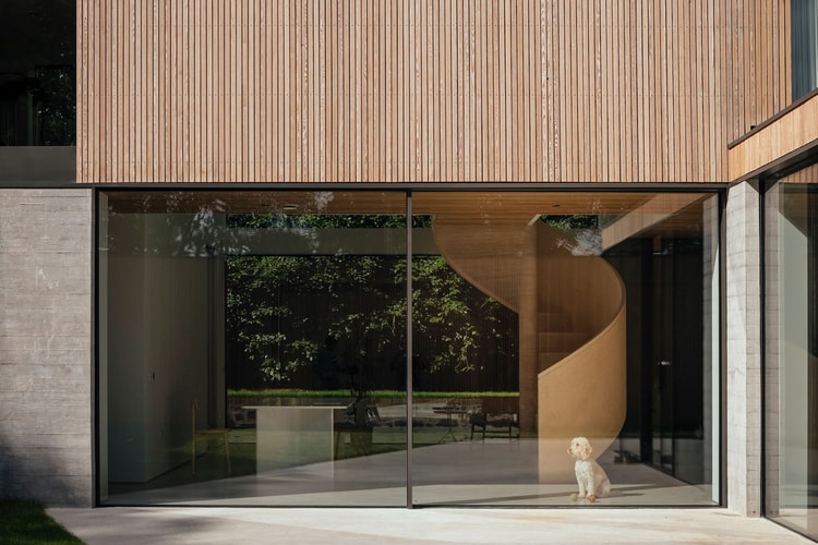 This Rural Scottish Home Features a Sculptural Wooden Staircase