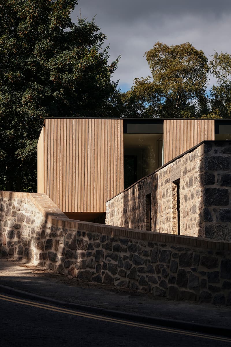 This Rural Scottish Home Features a Sculptural Wooden Staircase