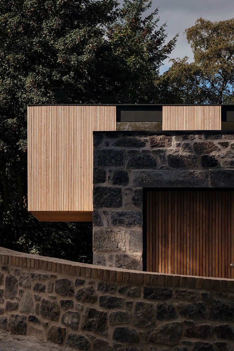This Rural Scottish Home Features a Sculptural Wooden Staircase