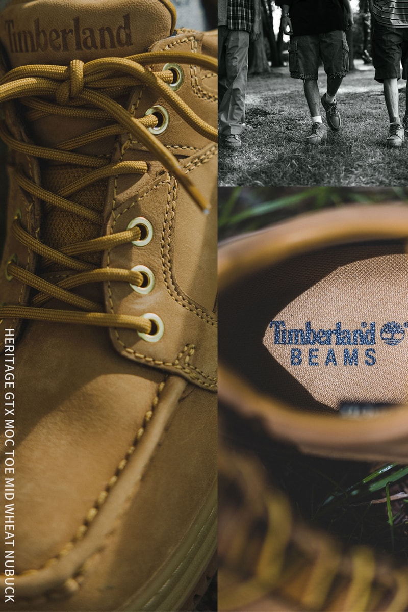 BEAMS Timberland Moc Toe Collaboration release information details date archive Japan gore tex