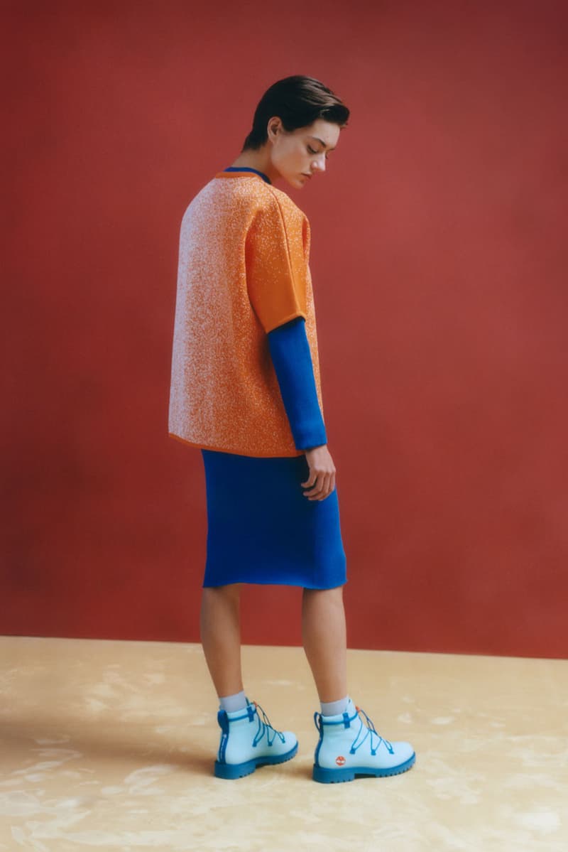 Timberland Suzanne Oude Hengel "Future73" Capsule Collection Knitwear Apparel Footwear Clog Boot