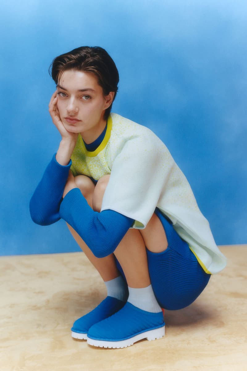 Timberland Suzanne Oude Hengel "Future73" Capsule Collection Knitwear Apparel Footwear Clog Boot