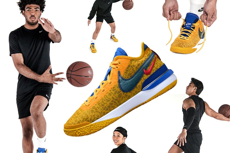 TITAN Nike Zoom LeBron NXXT Gen Gold DZ2916-700 Release Info date store list buying guide photos price gold blue yellow titan 22