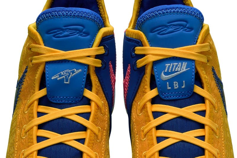 TITAN Nike Zoom LeBron NXXT Gen Gold DZ2916-700 Release Info date store list buying guide photos price gold blue yellow titan 22
