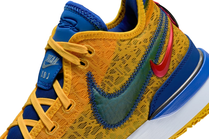 TITAN Nike Zoom LeBron NXXT Gen Gold DZ2916-700 Release Info date store list buying guide photos price gold blue yellow titan 22
