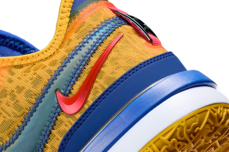 TITAN Nike Zoom LeBron NXXT Gen Gold DZ2916-700 Release Info date store list buying guide photos price gold blue yellow titan 22