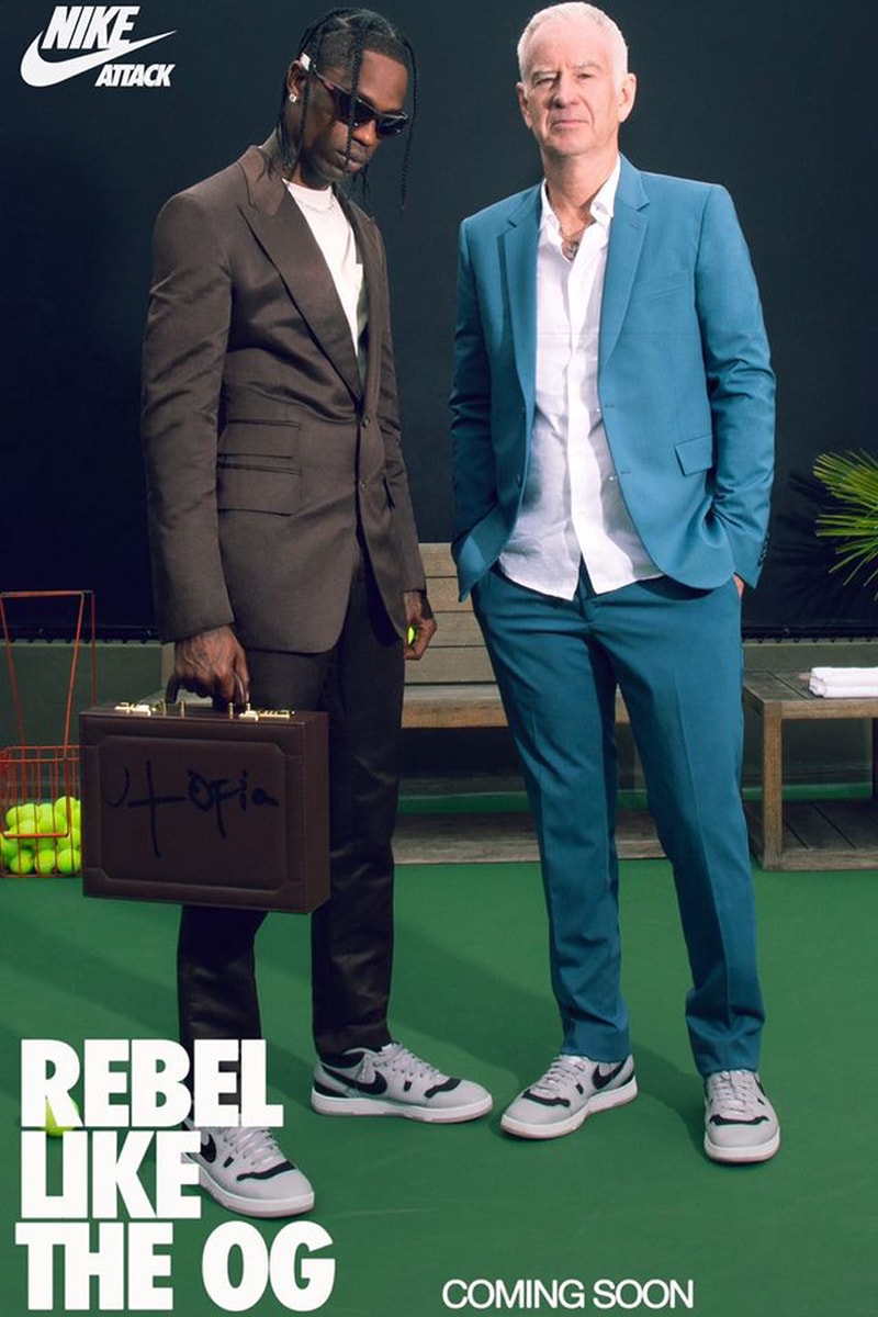 Travis Scott John McEnroe Nike Mac Attack Campaign Info release date store list buying guide photos price