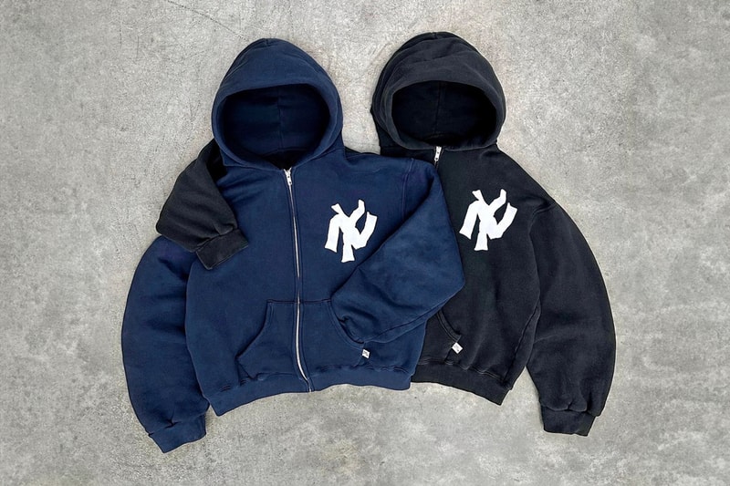 Tyrrell Winston Akimbo Club Yankee Noodle Zip-Up Hoodie Faded Navy Faded Black Release Info Date Buy Price