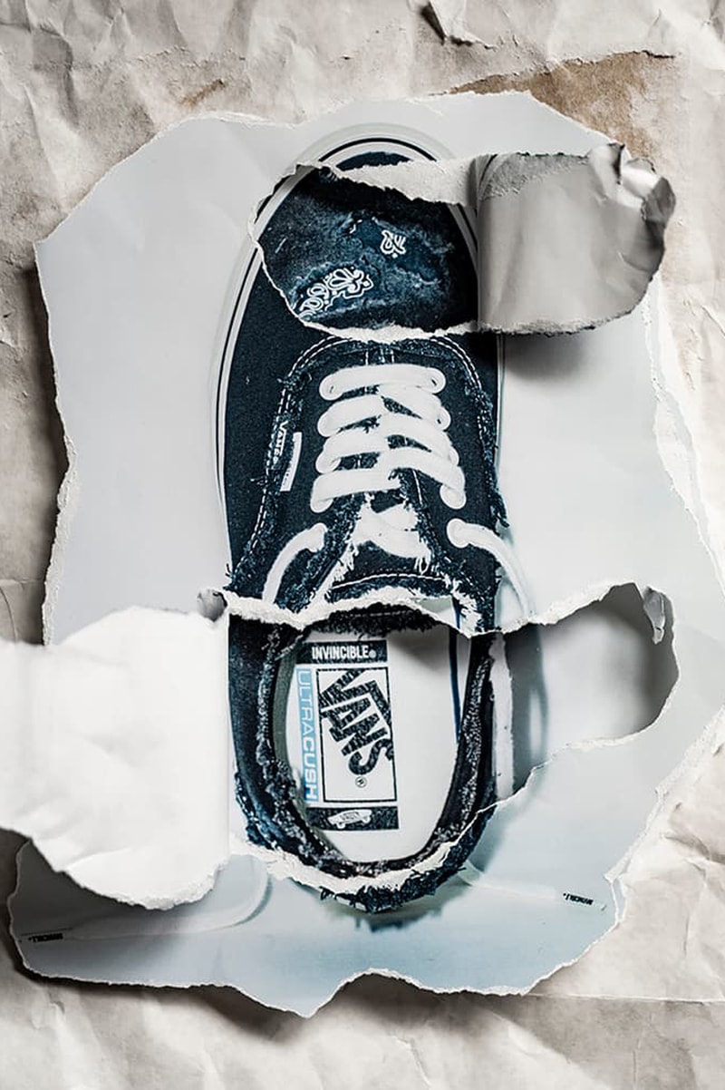 vault by vans links with invincible for the gnarly pack authentic skate high model distressed paisley streetwear skate classic silhouette