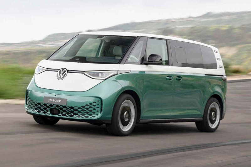 Volkswagen's Electric ID. Buzz Bus Prioritizes Space and High-Efficiency Performance