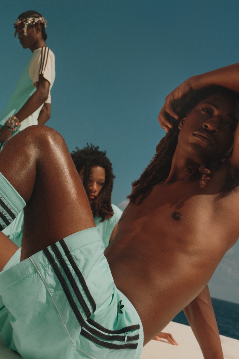 Wales Bonner adidas Originals Spring/Summer 2023 "Land of Wood and Water" Collection Runway Shoes Samba SL72 Knit Apparel Drops