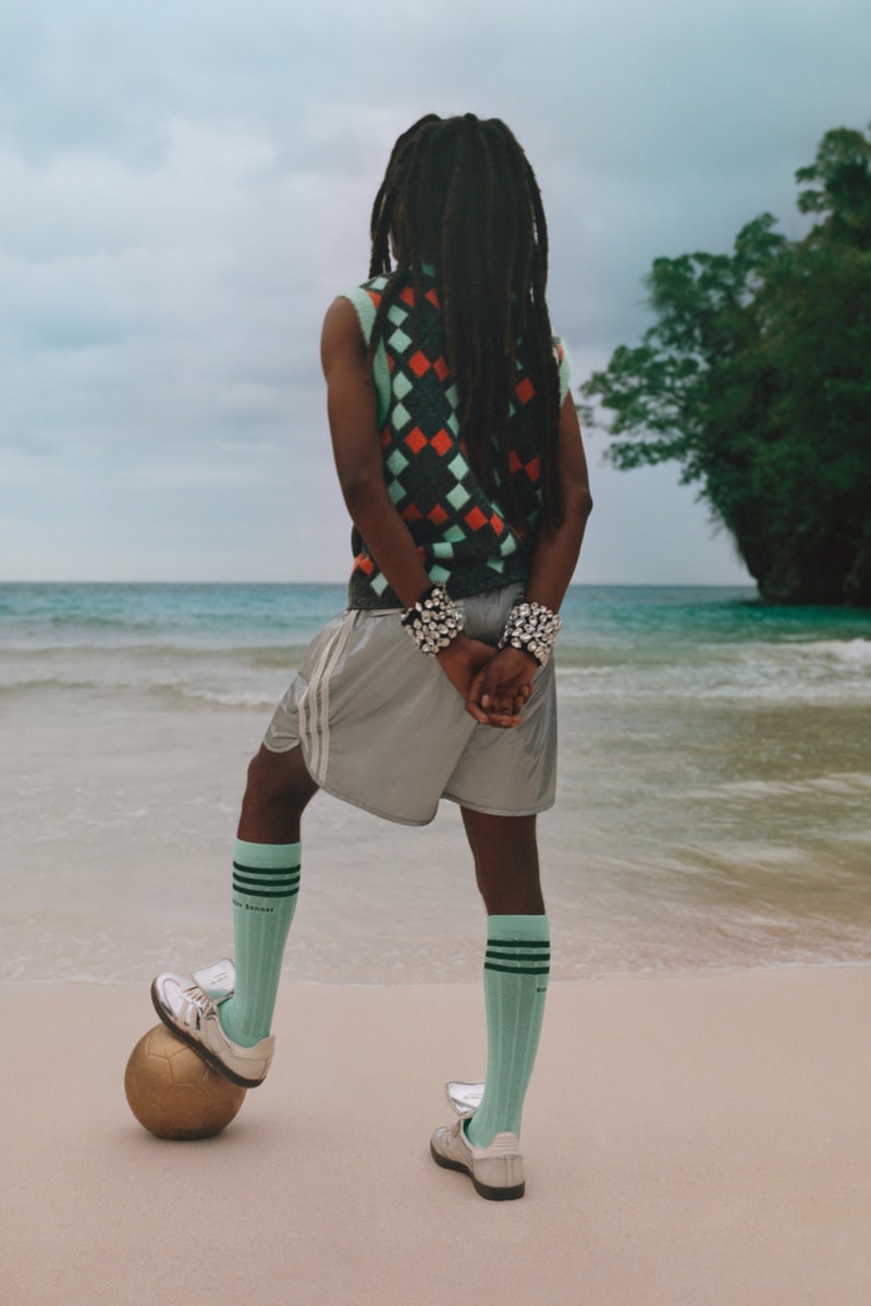 Wales Bonner adidas Originals Spring/Summer 2023 "Land of Wood and Water" Collection Runway Shoes Samba SL72 Knit Apparel Drops