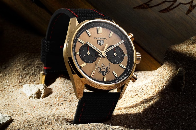 Bamford Watch Department Wes Lang TAG Heuer Carrera 18K Gold Release Info
