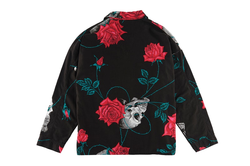 Wildside Yohji Yamamoto Saint M×××××× june 6 pajama shirt pants skull rose motif viera cotton release info