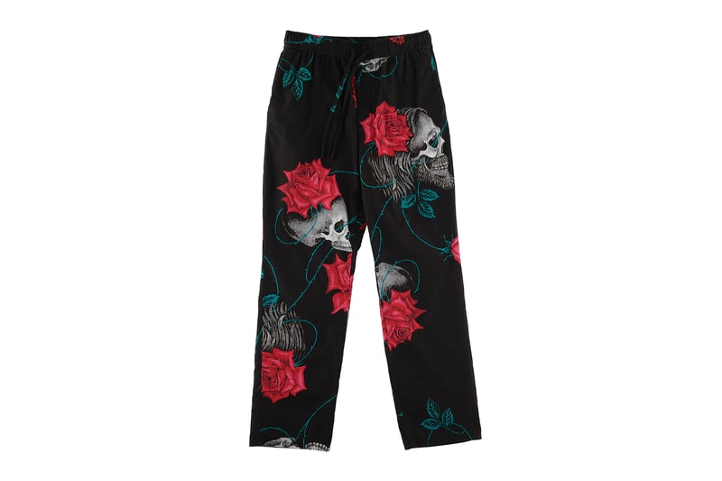 Wildside Yohji Yamamoto Saint M×××××× june 6 pajama shirt pants skull rose motif viera cotton release info