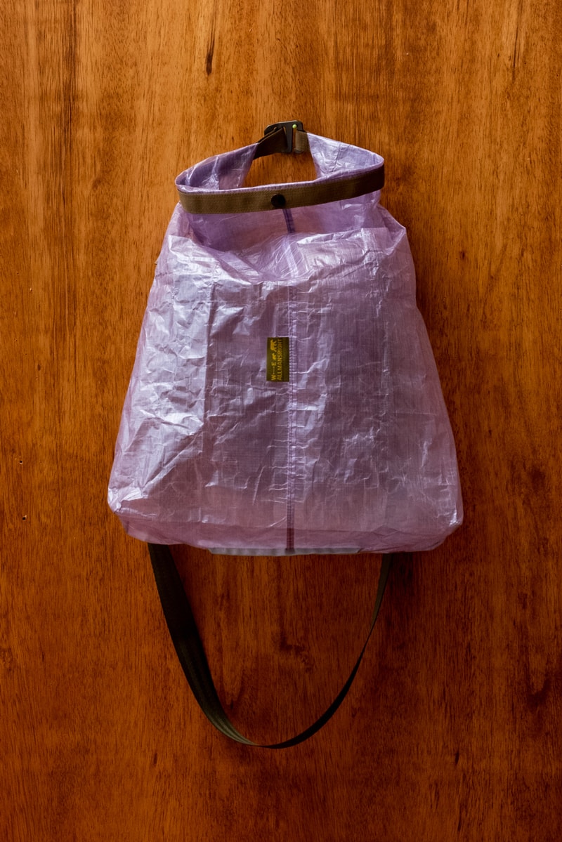 william ellery allmansright hybrid tote bag bear dyneema camping purple waterproof official release date info photos price store list buying guide