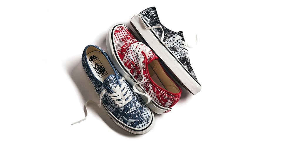 The WP x Vault By Vans Authentic 44 DX Focuses on Paisley