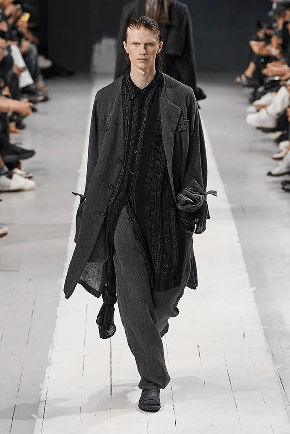 Yohji Yamamoto Spring Summer 2024 Paris Fashion Week Japan designer menswear