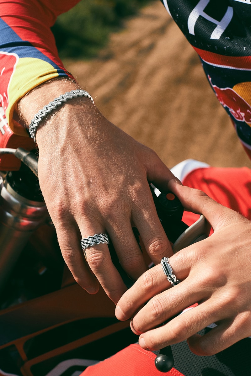 zancan Mattia Guadagnini mt101 jewelry rings necklaces chain silver redbull motocross motorsport bracelet bike engine capsule collection