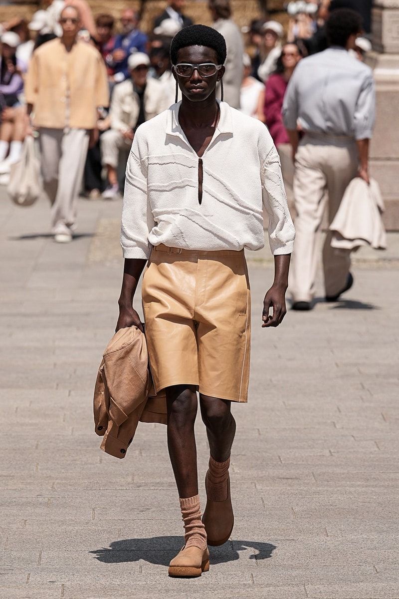 zegna's linen oasis  milan fashion week men's ss24 – Schön! Magazine