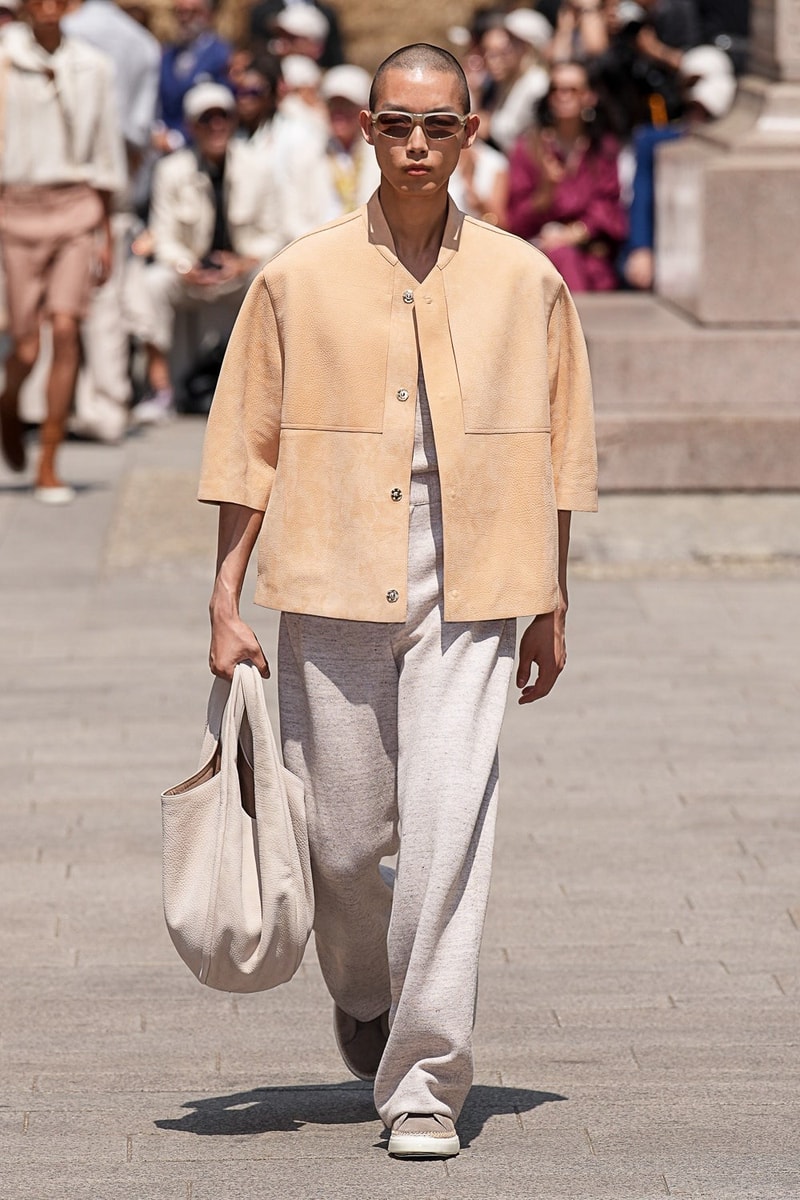 zegna's linen oasis  milan fashion week men's ss24 – Schön! Magazine