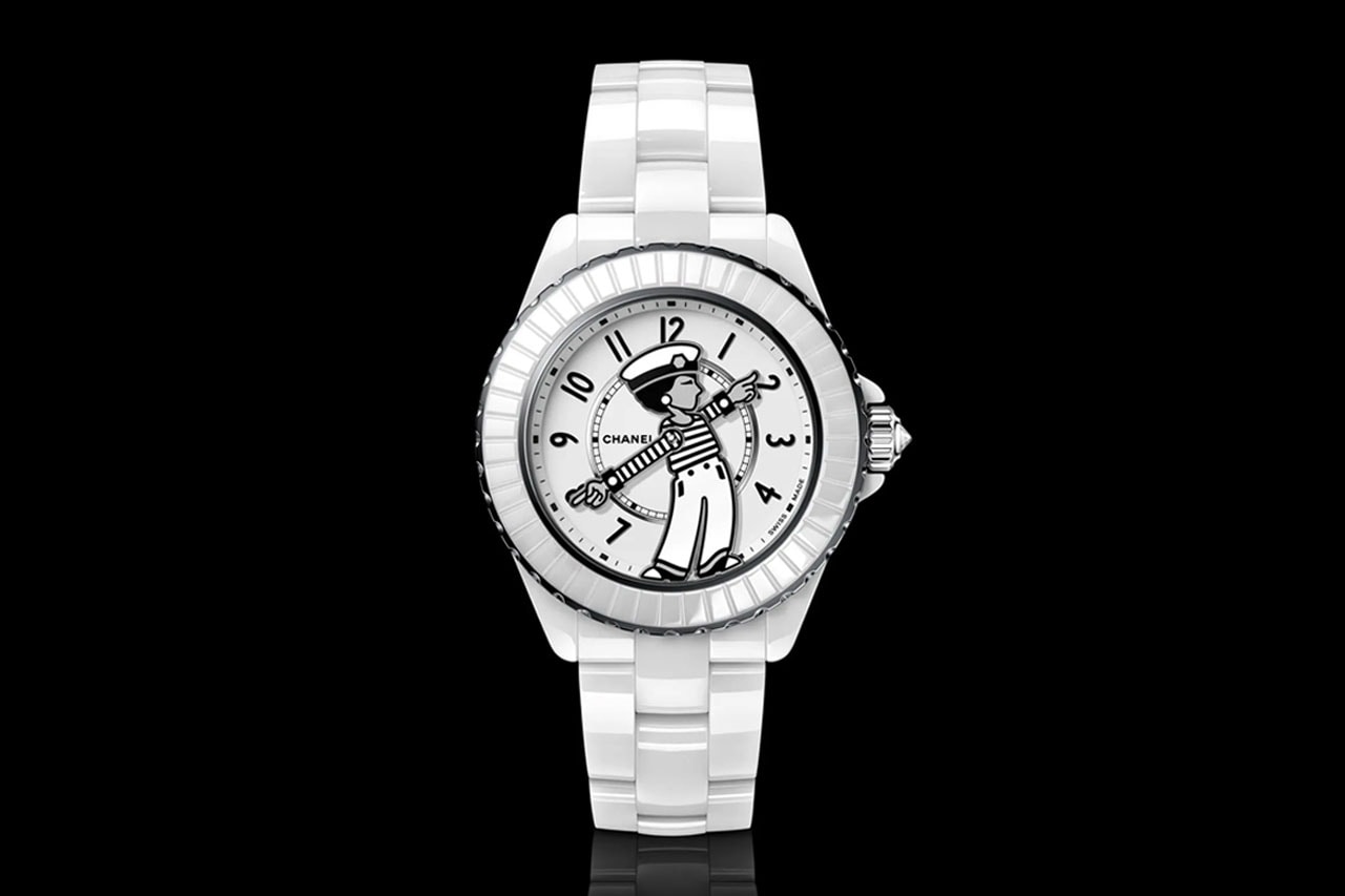 Chanel Black and White Mademoiselle Timepiece Set Only Watch Auction Info