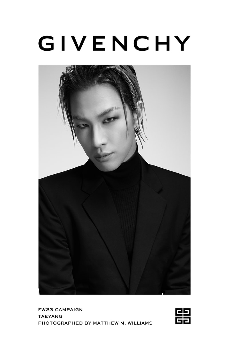 Taeyang Leads the Charge for Givenchy’s FW23 Men’s Campaign Fashion Matthew M. Williams