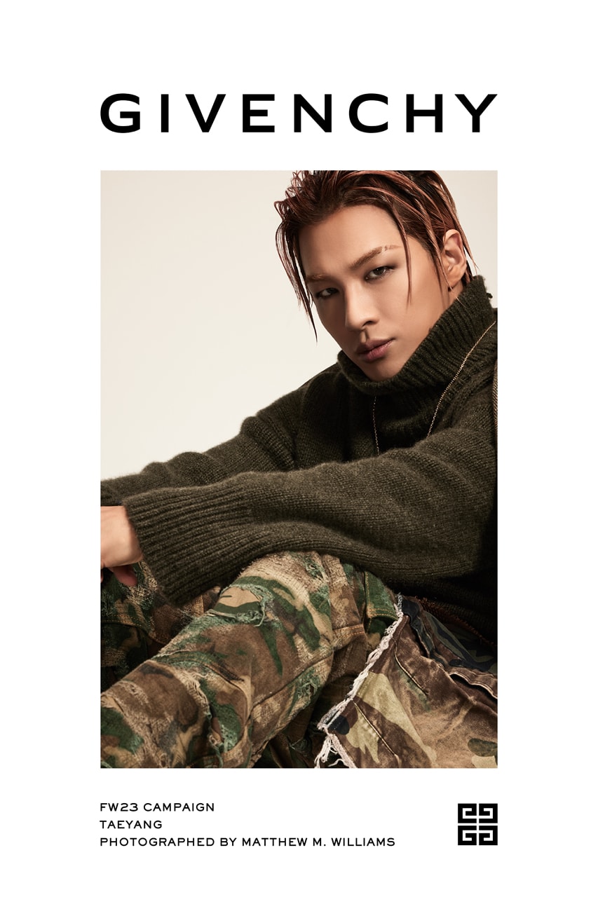 Taeyang Leads the Charge for Givenchy’s FW23 Men’s Campaign Fashion Matthew M. Williams