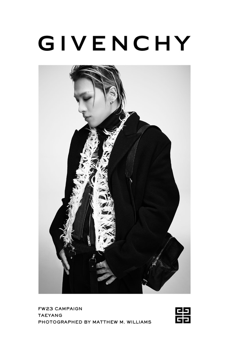 Taeyang Leads the Charge for Givenchy’s FW23 Men’s Campaign Fashion Matthew M. Williams