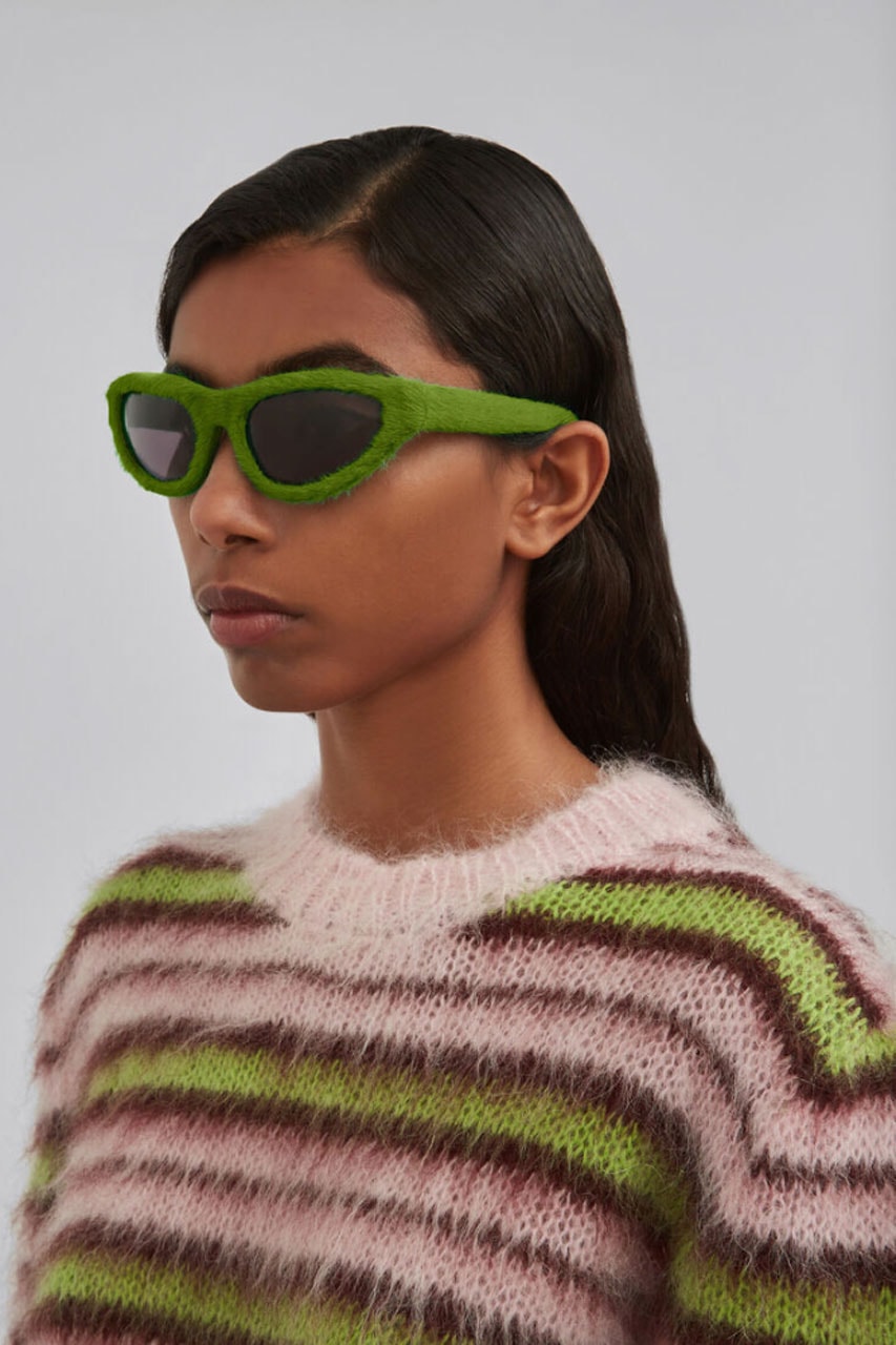 Marni’s Furry Maverick Sunglasses Match Your Mohair Sweater Fashion