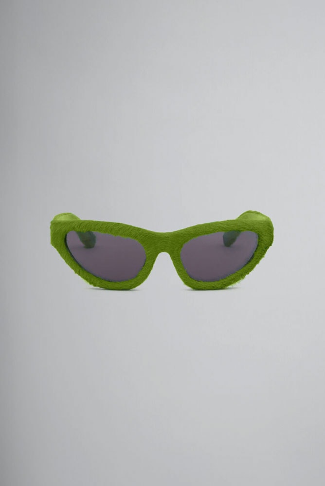 Marni’s Furry Maverick Sunglasses Match Your Mohair Sweater Fashion