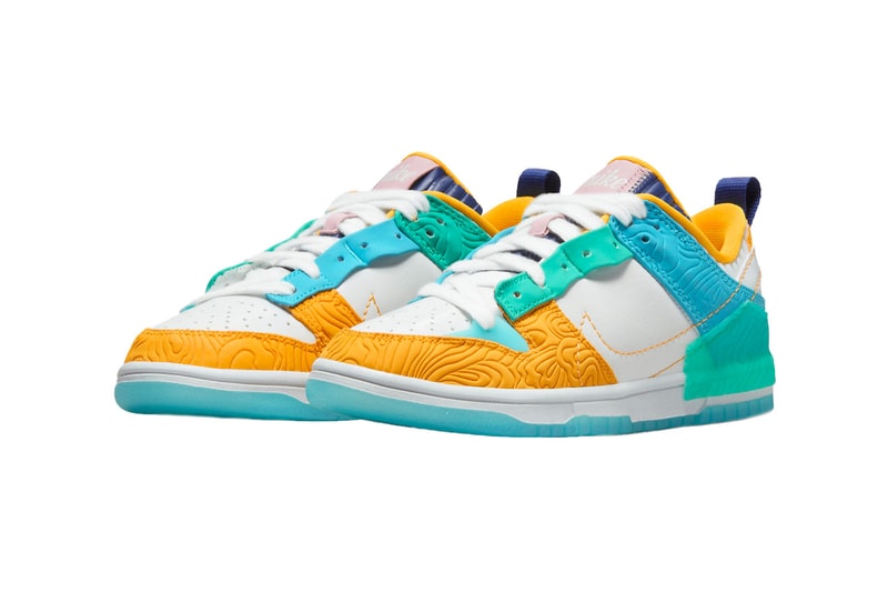 Official first Look at Serena Williams Design Crew x Nike Dunk Low Disrupt 2 DX4220-100 Summit White/Clear Jade-Baltic Blue-Sundial low top swoosh shoes summer august release