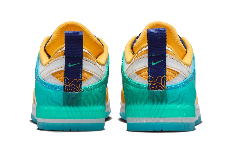 Official first Look at Serena Williams Design Crew x Nike Dunk Low Disrupt 2 DX4220-100 Summit White/Clear Jade-Baltic Blue-Sundial low top swoosh shoes summer august release