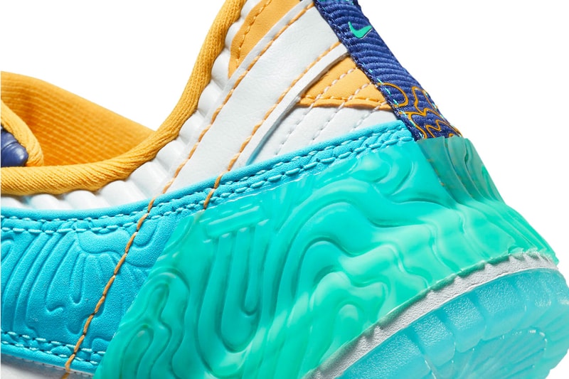 Official first Look at Serena Williams Design Crew x Nike Dunk Low Disrupt 2 DX4220-100 Summit White/Clear Jade-Baltic Blue-Sundial low top swoosh shoes summer august release