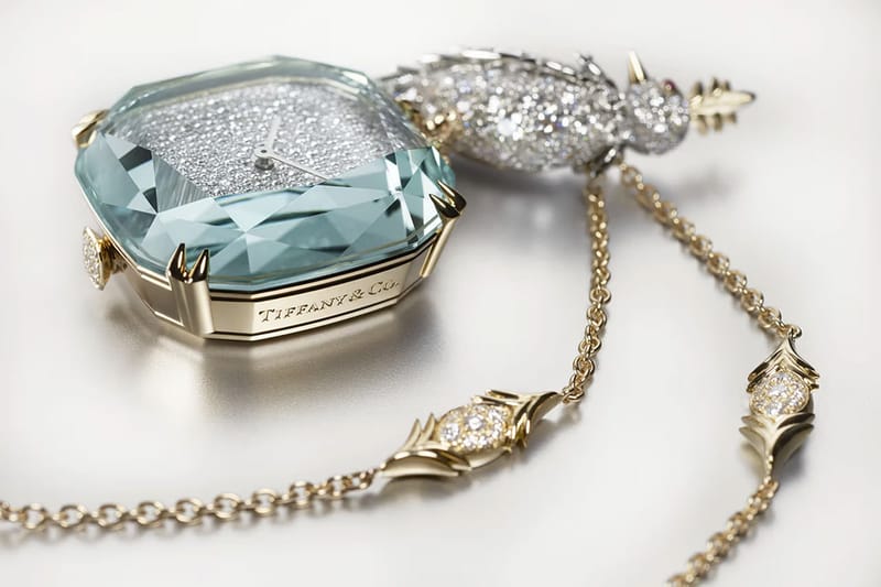 Tiffany & Co. Reveals Striking Bird on a Rock Pendant Watch