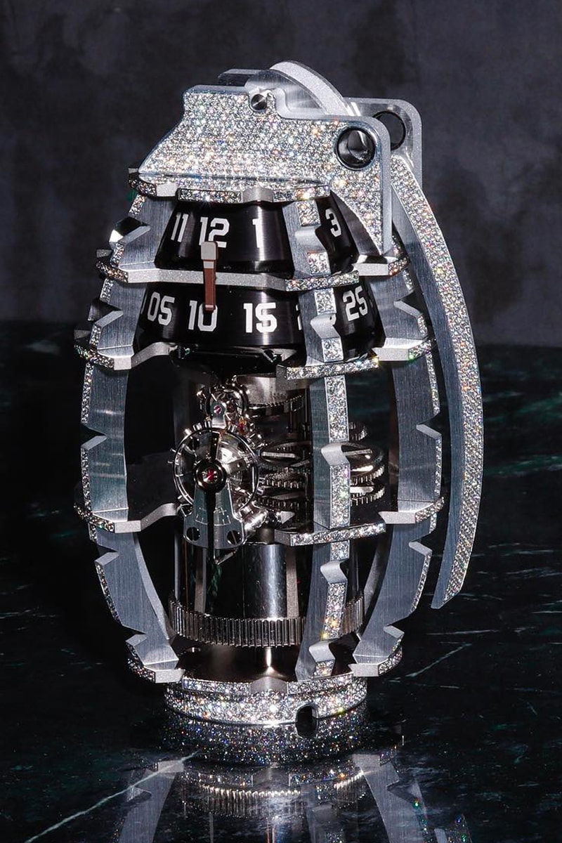 A$AP Rocky Alex Moss New York EXO GRENADE Pendant Crushed Bones Chain RIOT (Rowdy Pipe'n) Info L'Epée 1839