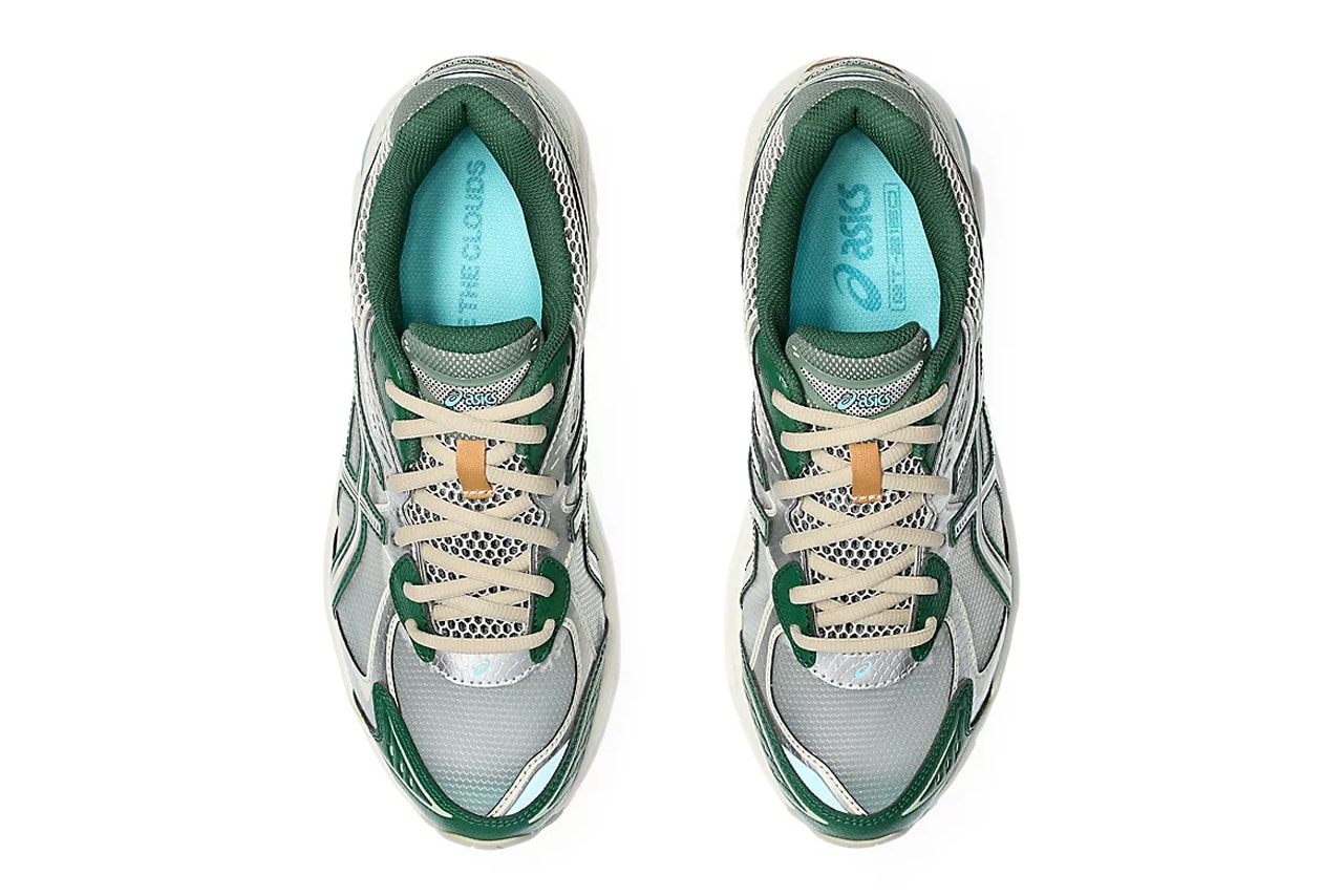 above the clouds asics gt 2160 collaboration mesh translucent green blue official release date info photos price store list buying guide