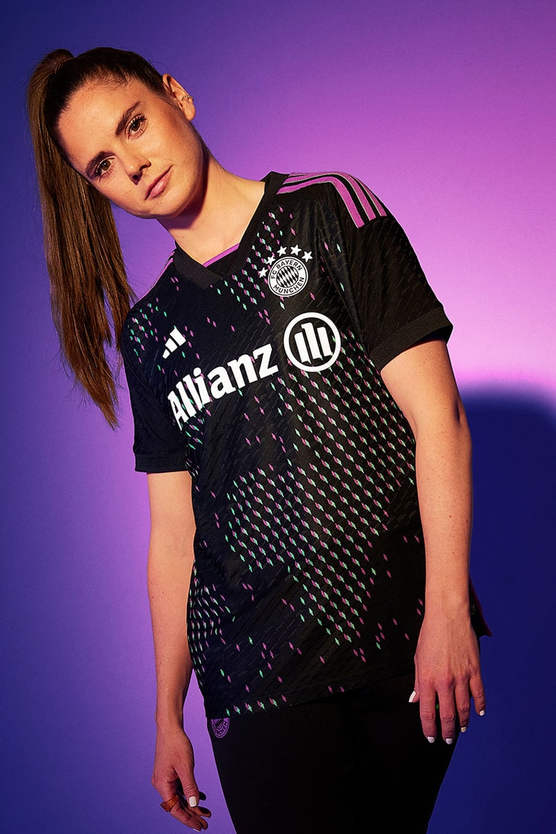 adidas Bayern 23/24 Away Jersey - Black