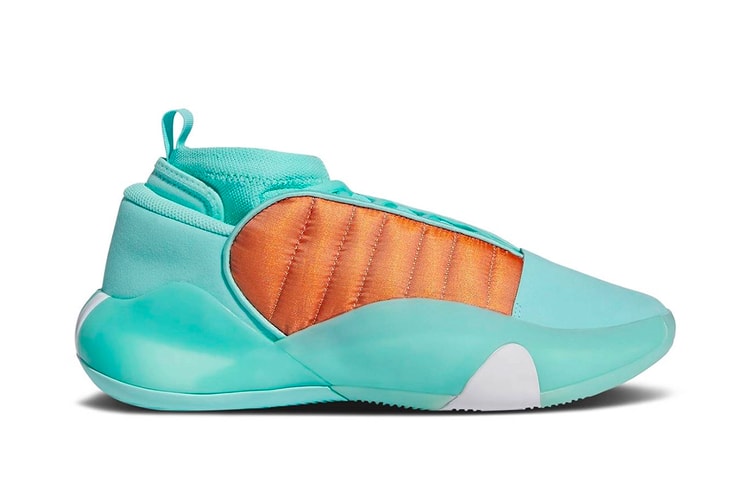 The adidas Harden Vol. 7 Surfaces in "Flash Aqua"