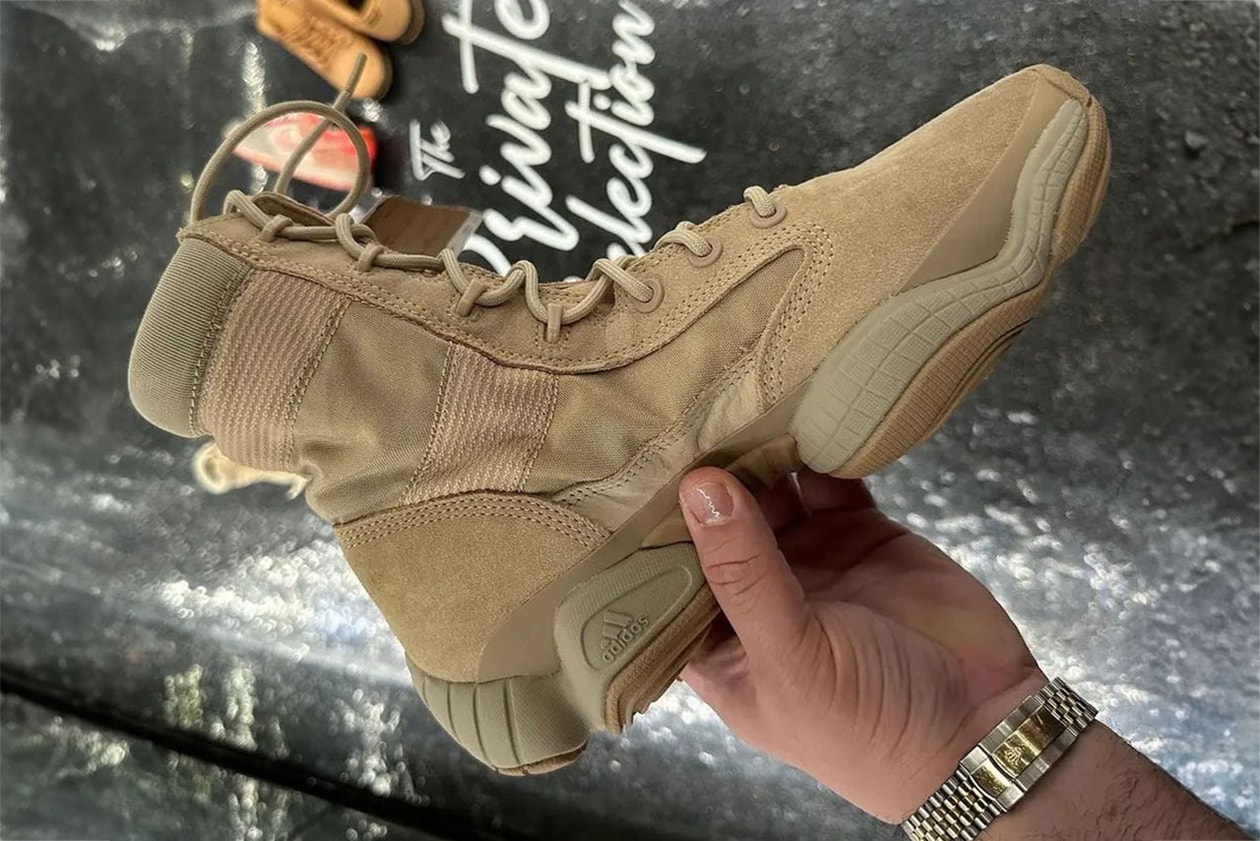 adidas yeezy 500 high IF7549 tactical boot sand release date info store list buying guide photos price 