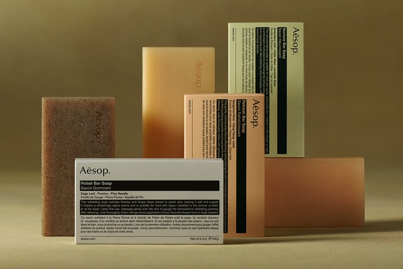 “Refresh”, “Polish” and “Nurture” Your Skin With Aēsop’s New Body Bar Soaps
