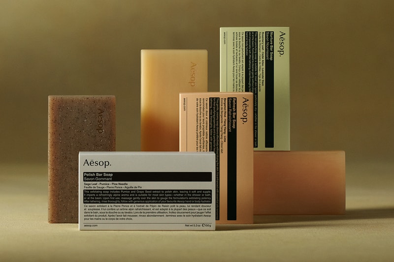 Aēsop Refresh Polish Nurture Body Bar Soaps Release Info