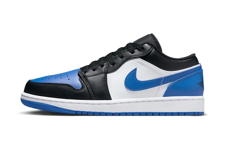 The Air Jordan 1 Low Receives the "Royal Toe" Treatment